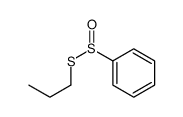 propylsulfanylsulfinylbenzene Structure