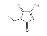 1-Ethyl-2,4,5-imidazolidinetrione结构式
