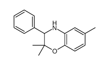 2,2,6-trimethyl-3-phenyl-3,4-dihydro-1,4-benzoxazine结构式