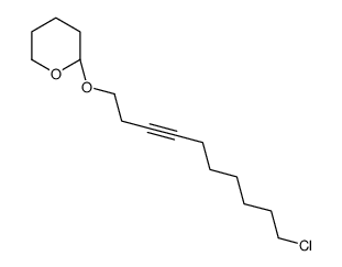 2-[(10-Chloro-3-decynyl)oxy]tetrahydro-2H-pyran结构式