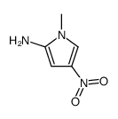 1H-Pyrrol-2-amine,1-methyl-4-nitro-(9CI)结构式