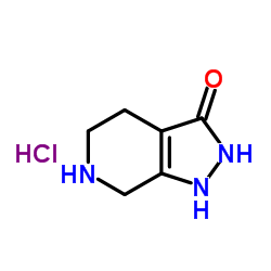 4,5,6,7-tetrahydro-1H-pyrazolo[3,4-c]pyridin-3-ol hydrochloride Structure