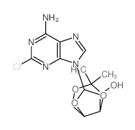 9H-Purin-6-amine,2-chloro-9-[3,5-O-(1-methylethylidene)-b-D-xylofuranosyl]- picture