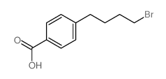 4-(4-bromobutyl)benzoic acid结构式