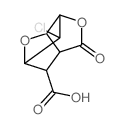 3, 8-Epoxy-6-oxabicyclo[3.2.1]octan-2-carboxylic acid, 4-chloro-7-oxo-结构式