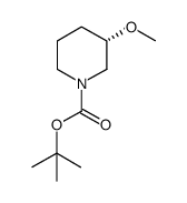 1,1-dimethylethyl (3S)-3-(methyloxy)piperidine-1- carboxylate Structure