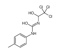 1-(4-methylphenyl)-3-(2,2,2-trichloro-1-hydroxyethyl)urea结构式