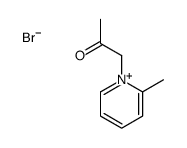 1-(2-methylpyridin-1-ium-1-yl)propan-2-one,bromide Structure