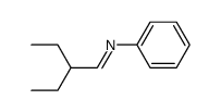 2-ethyl-N-phenylbutan-1-imine结构式