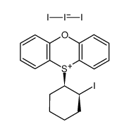 5-(2-iodocyclohexyl)-phenoxathiin periodide结构式