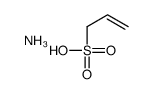 ammonium prop-2-enesulphonate Structure