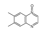 Quinoxaline,6,7-dimethyl-,1-oxide Structure