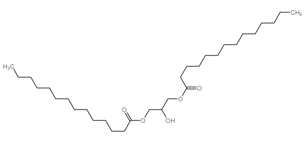 1,3-Dimyristoyl Glycerol Structure
