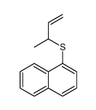 1-but-3-en-2-ylsulfanylnaphthalene Structure