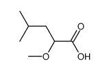 4-Methyl-2-(methylhydroxy)pentanoic acid Structure