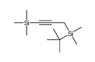 tert-butyl-dimethyl-(3-trimethylsilylprop-2-ynyl)silane Structure