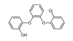 2-[2-(2-chlorophenoxy)phenoxy]phenol结构式