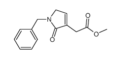 (1-benzyl-2-oxo-2,5-dihydro-1H-pyrrol-3-yl)-acetic acid methyl ester Structure