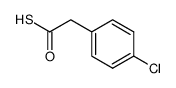 (p-Chlor-phenyl)-thioessigsaeure结构式