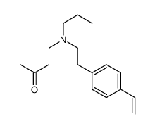 4-[2-(4-ethenylphenyl)ethyl-propylamino]butan-2-one结构式