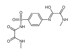 N-methyl-N'-[4-[[2-(methylamino)-2-oxoacetyl]sulfamoyl]phenyl]oxamide结构式