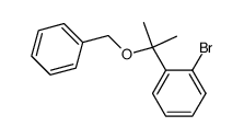 benzyl-1-(2-bromophenyl)-1-methylethyl ether结构式