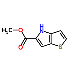 4H-噻唑[3,2-B]吡咯-5-甲酸甲酯结构式