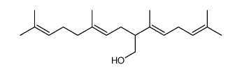 (4E)-5,9-dimethyl-2-(6-methylhepta-2,5-dien-2-yl)deca-4,8-dien-1-ol Structure