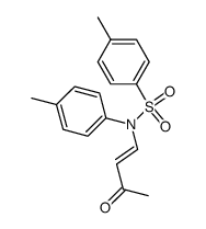 4-(N-tosyl-p-toluidino)-3-butene-2-one结构式
