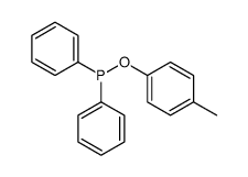 (4-methylphenoxy)-diphenylphosphane Structure