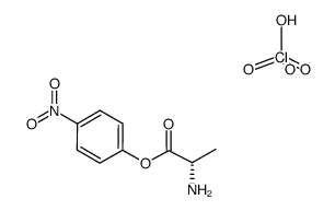 L-alanine 4-nitrophenyl ester perchlorate Structure