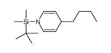 tert-butyl-(4-butyl-4H-pyridin-1-yl)-dimethylsilane Structure