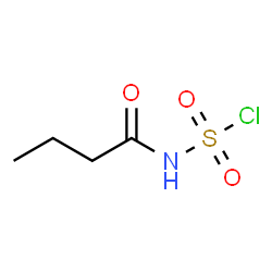 Sulfamoyl chloride,(1-oxobutyl)- (9CI) Structure