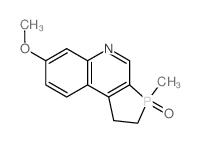 Methyl 3-methyl-3-oxido-2,3-dihydro-1H-phospholo[2,3-c]quinolin-7-yl ether结构式