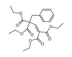 4-phenyl-but-1-ene-1,1,3,3-tetracarboxylic acid tetraethyl ester结构式