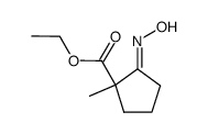 methyl-1 oximino-2 cyclopentane carboxylate d'ethyle结构式