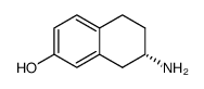 (S)-2-Amino-7-hydroxytetralin Structure