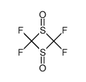 trans-2,2,4,4-tetrafluoro-1,3-dithietane-1,3-dioxide Structure