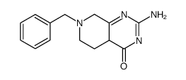 2-Amino-7-benzyl-5,6,7,8-tetrahydropyrido[3,4-d]pyrimidin-4(4aH)-one Structure