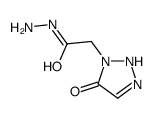 1,2,3-Triazole-1-acetic acid,5-hydroxy-,hydrazide (1CI) structure