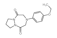 4-(4-ethoxyphenyl)-1,4,7-triazabicyclo[5.3.0]decane-2,6-dione结构式