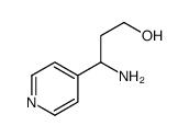 3-Amino-3-(4-pyridinyl)-1-propanol结构式