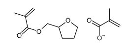 2-methylprop-2-enoate,oxolan-2-ylmethyl 2-methylprop-2-enoate结构式