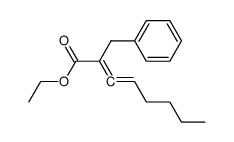 ethyl 2-benzyl-2,3-octadienoate Structure