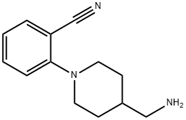 2-(4-Aminomethyl-piperidin-1-yl)-benzonitrile structure