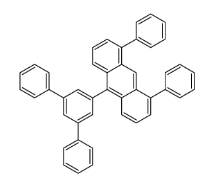 10-(3,5-diphenylphenyl)-1,8-diphenylanthracene结构式