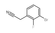 3-溴-2-氟苯乙腈结构式