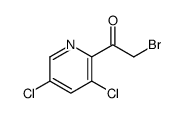 2-bromo-1-(3,5-dichloropyridin-2-yl)ethanone结构式