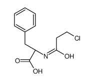 (2S)-2-(3-chloropropanoylamino)-3-phenylpropanoic acid Structure