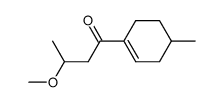 3-methoxy-1-(4-methyl-cyclohex-1-enyl)-butan-1-one Structure